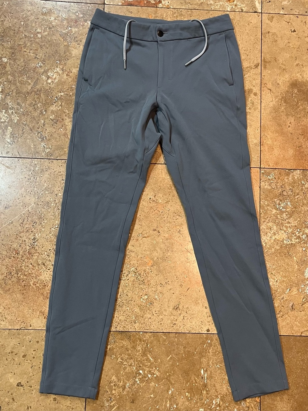Lululemon Men's ABC Commission Warpstreme E40416 Pants Size 30 Drawstring Gray